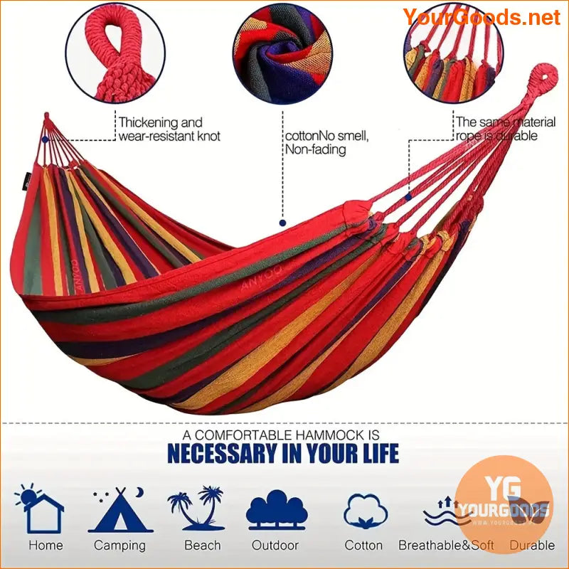 Heavy Duty Ergonomic Wing Back Hammock 450LBS Capacity - YourGoods Online Shop