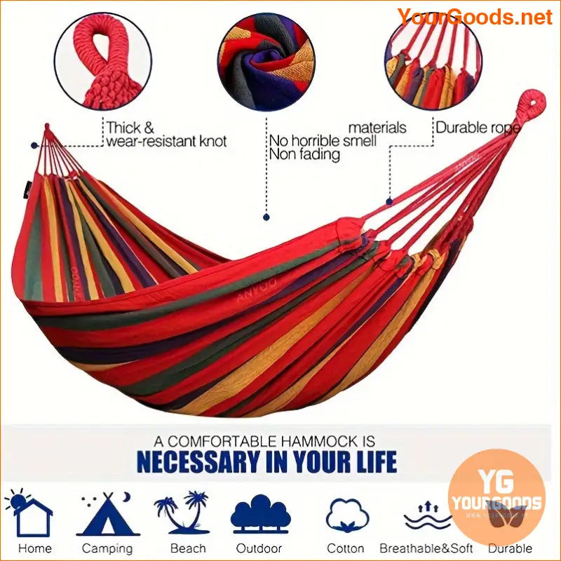 Heavy Duty Ergonomic Wing Back Hammock 450LBS Capacity - YourGoods Online Shop