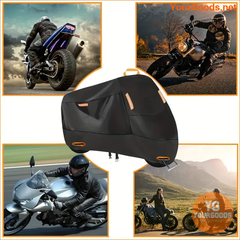 Heavy Duty Rainproof UV Motorcycle Cover with Anti Theft Buckle - YourGoods Online Shop