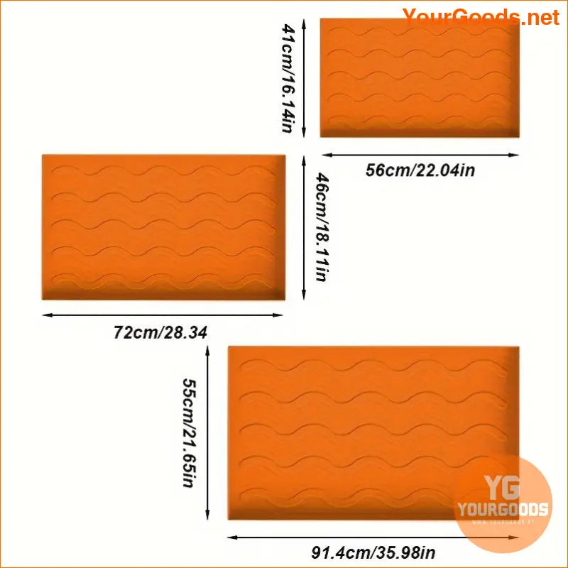 Heavy Duty Silicone Baking Mat Orange Non Stick Heat Resistant - YourGoods Online Shop