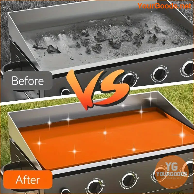 Heavy Duty Silicone Baking Mat Orange Non Stick Heat Resistant - YourGoods Online Shop