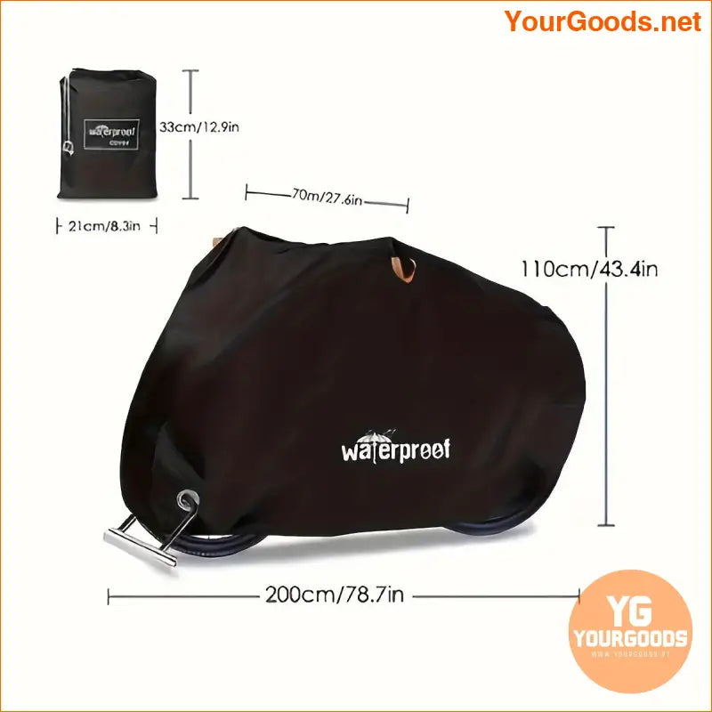 Heavy Duty Waterproof UV Proof Motorcycle Cover with Lock Holes - YourGoods Online Shop