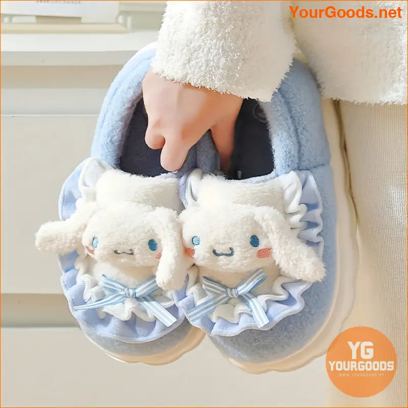 Hello Kitty Cozy Plush Winter Indoor Slippers - YourGoods Online Shop