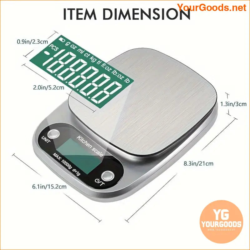 High Precision Digital Kitchen Jewelry Scale 10000g - YourGoods Online Shop