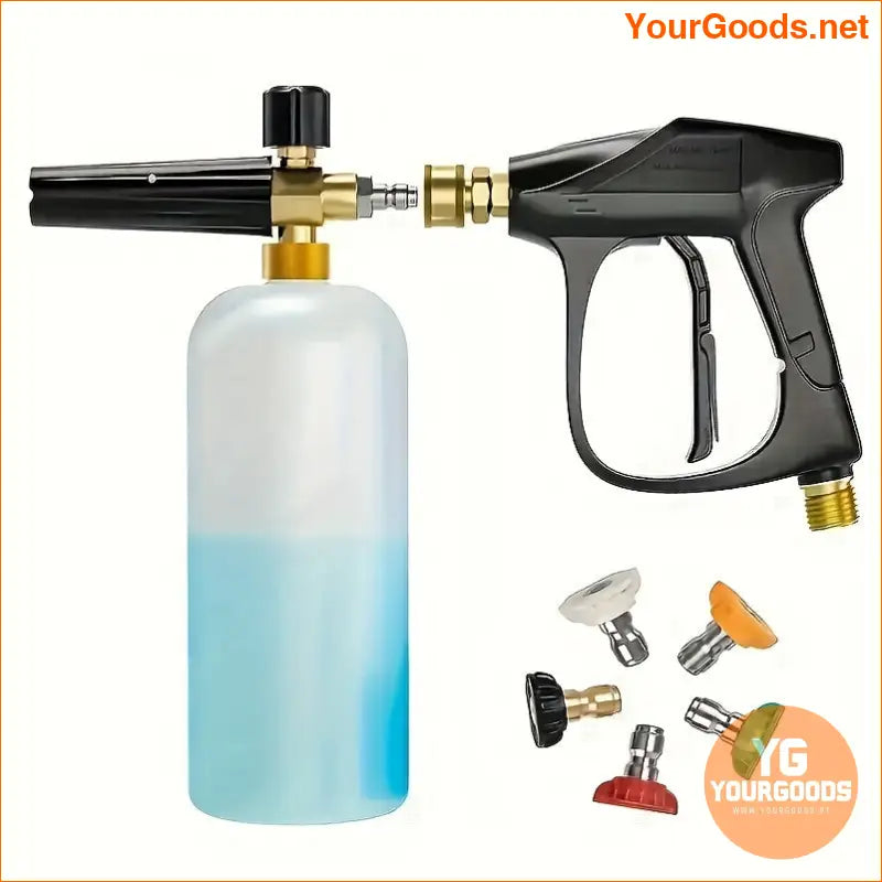 High Pressure Foam Gun with 5 Nozzles for Car Wash - YourGoods Online Shop