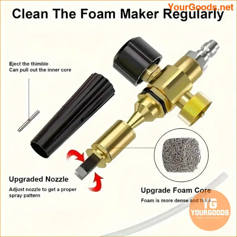 High Pressure Foam Gun with 5 Nozzles for Car Wash - YourGoods Online Shop