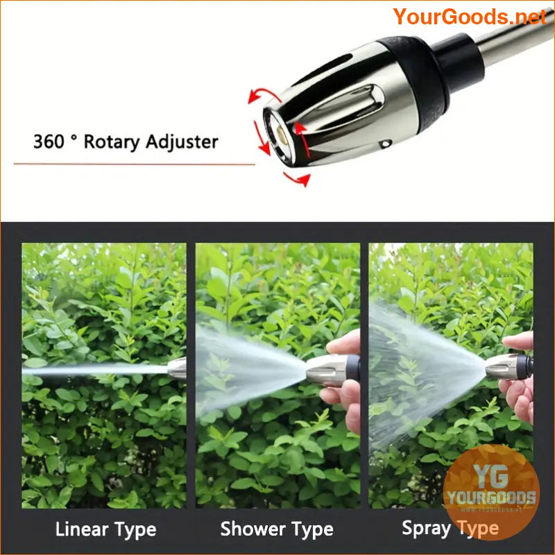 High Pressure Foam Pot Garden Hose Nozzle with Long Spray Gun - YourGoods Online Shop