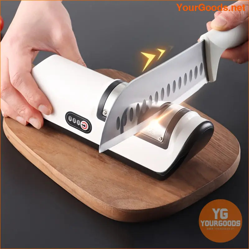 High Speed Automatic Electric Knife Sharpener One Touch Operation - YourGoods Online Shop