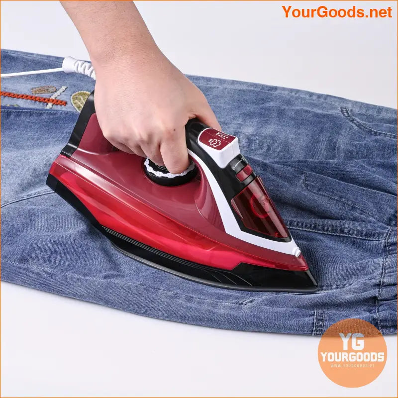 HighPower Steam Iron with Ceramic Soleplate and Auto Shutoff - YourGoods Online Shop