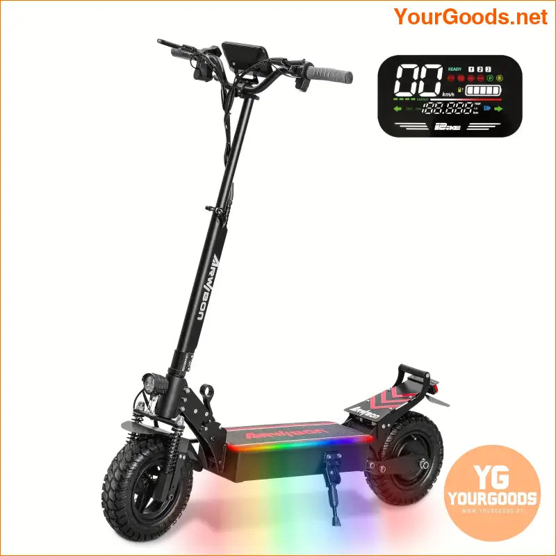 HighSpeed 750W Electric Scooter 20MPH OffRoad Folding - YourGoods Online Shop