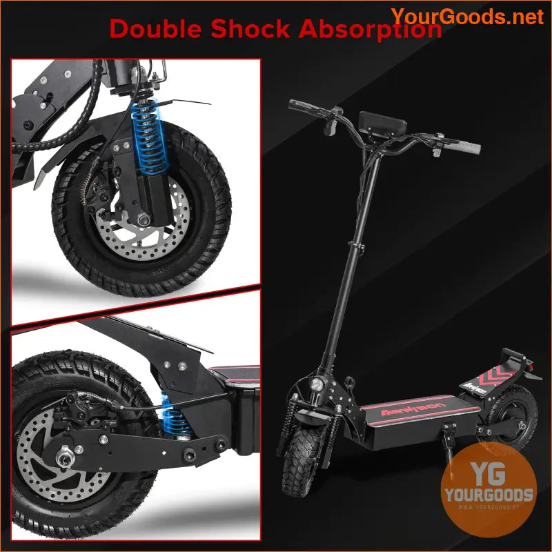 HighSpeed 750W Electric Scooter 20MPH OffRoad Folding - YourGoods Online Shop