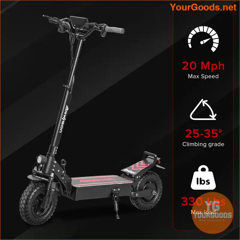 HighSpeed 750W Electric Scooter 20MPH OffRoad Folding - YourGoods Online Shop