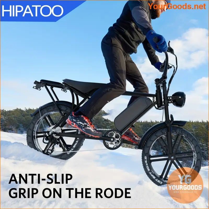 HIPATOO V8Plus 750W Electric Off Road Mountain Bike - YourGoods Online Shop