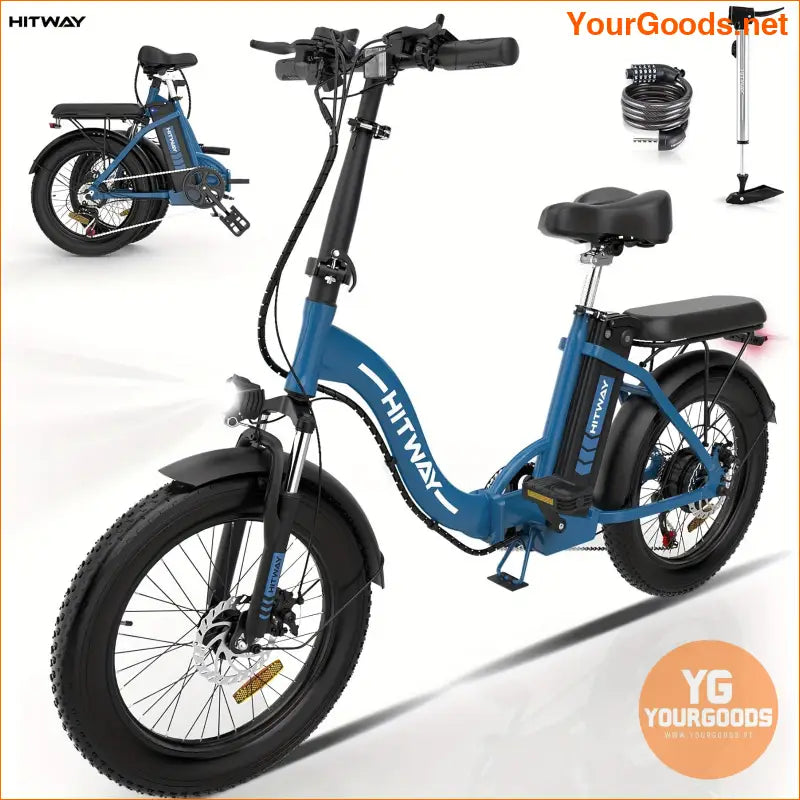 HITWAY BK6M 750W Folding EBike 20 Fat Tires 48V 7Speed - YourGoods Online Shop