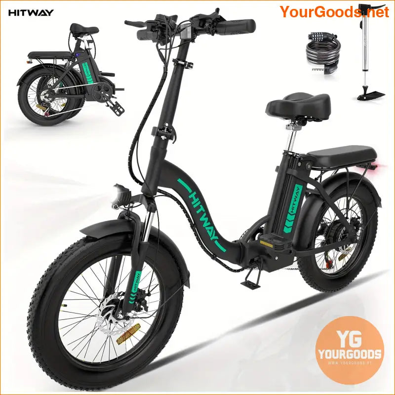 HITWAY BK6M 750W Folding EBike 20 Fat Tires 48V 7Speed - YourGoods Online Shop