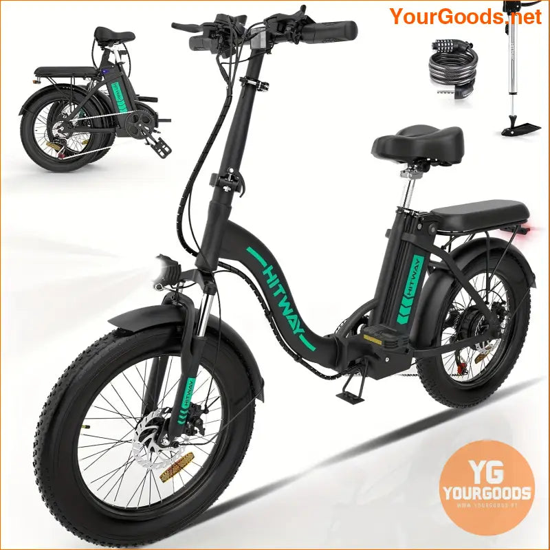 HITWAY BK6M 750W Folding EBike 20 Fat Tires 48V 7Speed - YourGoods Online Shop