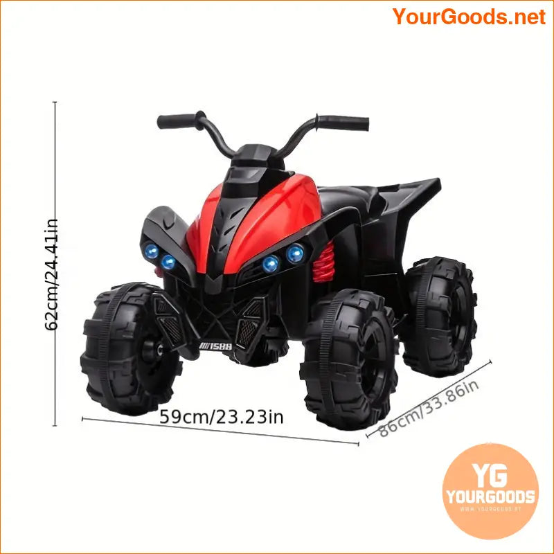 HM1588 Kids Electric Car Dual Motors Music All Terrain - YourGoods Online Shop