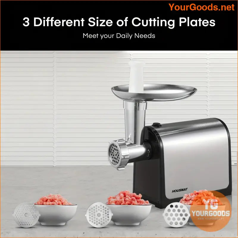 HOUSNAT Deluxe 2600W Electric Meat Grinder 3in1 - YourGoods Online Shop