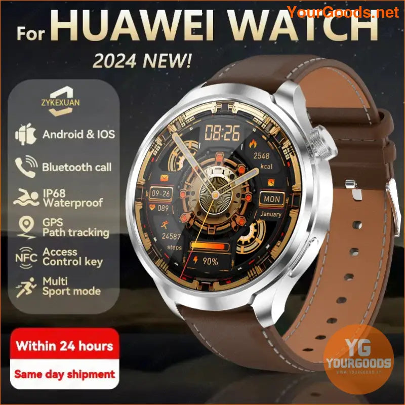 HUAWEI 2024 Outdoor Smartwatch AMOLED GPS Waterproof - YourGoods Online Shop