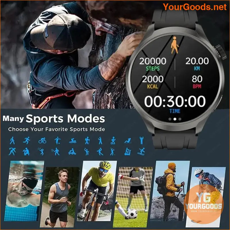 HUAWEI 2024 Outdoor Smartwatch AMOLED GPS Waterproof - YourGoods Online Shop