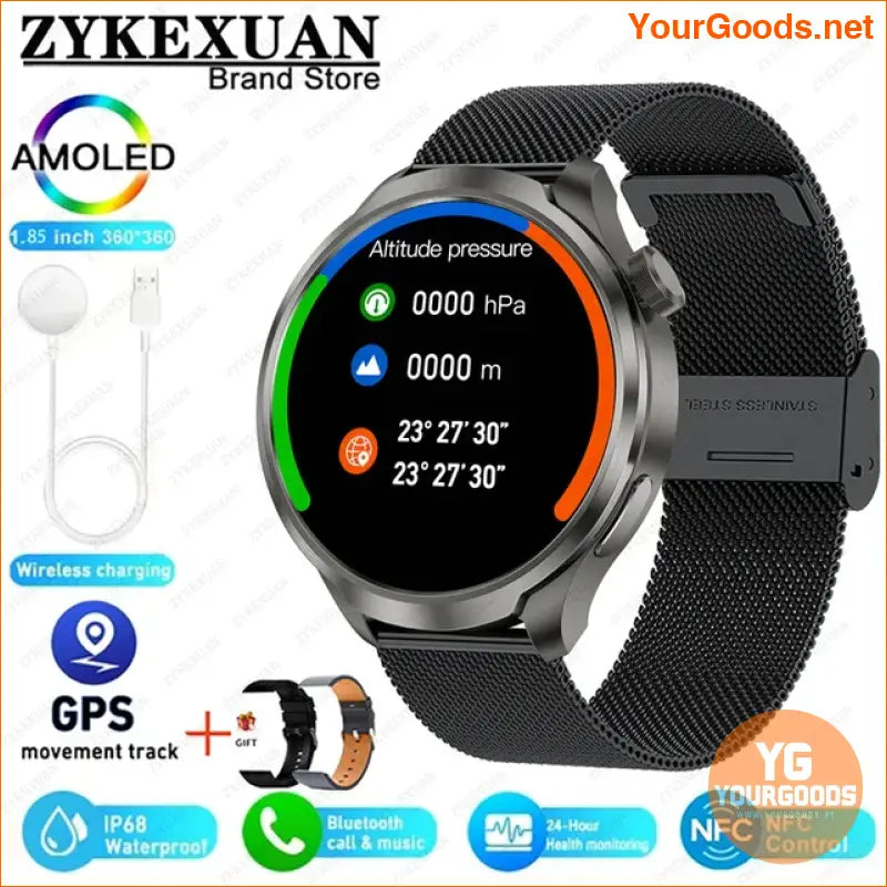 HUAWEI 2024 Outdoor Smartwatch AMOLED GPS Waterproof - YourGoods Online Shop