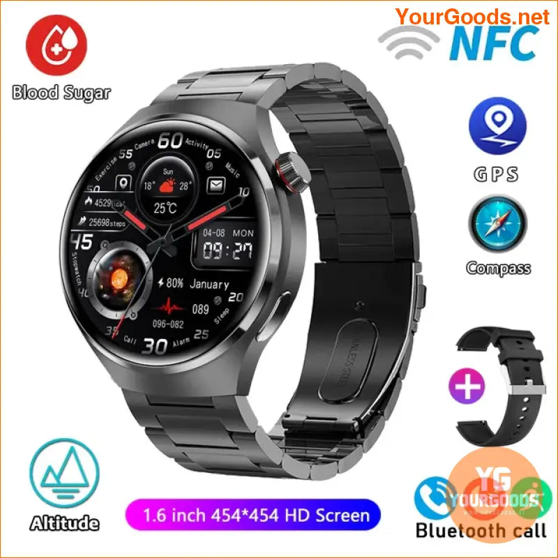 HUAWEI GT4 Pro Smartwatch AMOLED GPS NFC Waterproof 2024 - YourGoods Online Shop