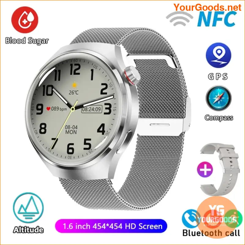 HUAWEI GT4 Pro Smartwatch AMOLED GPS NFC Waterproof 2024 - YourGoods Online Shop