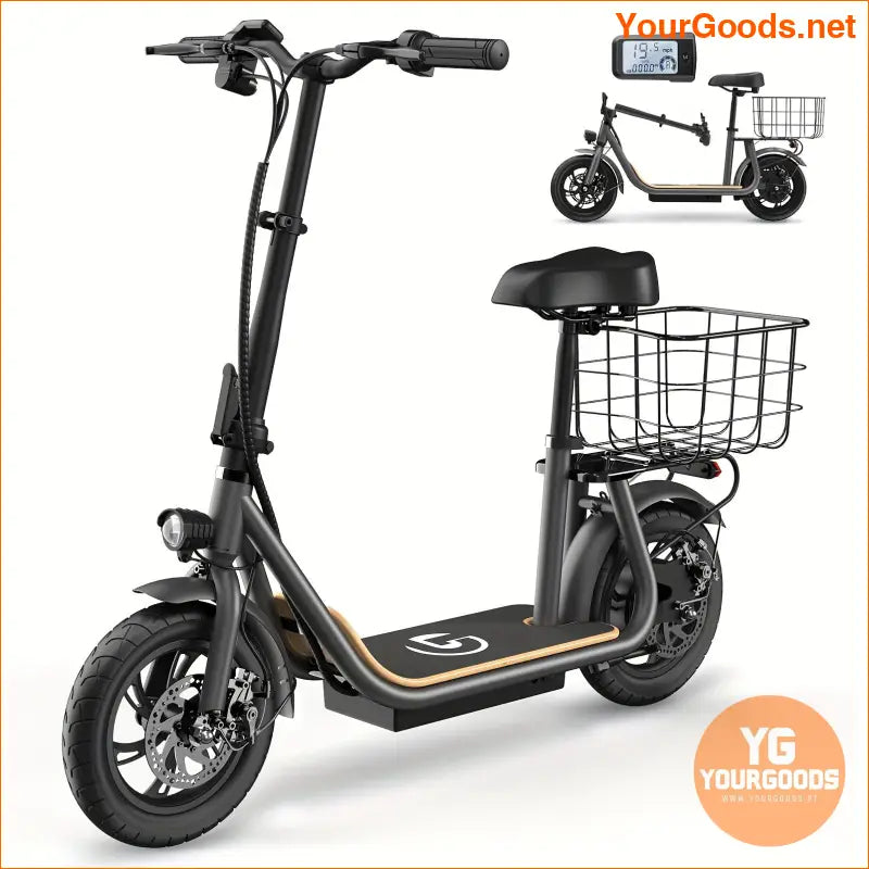 HUFY 48V 624Wh 750W Folding Fat Tire Electric Bike - YourGoods Online Shop