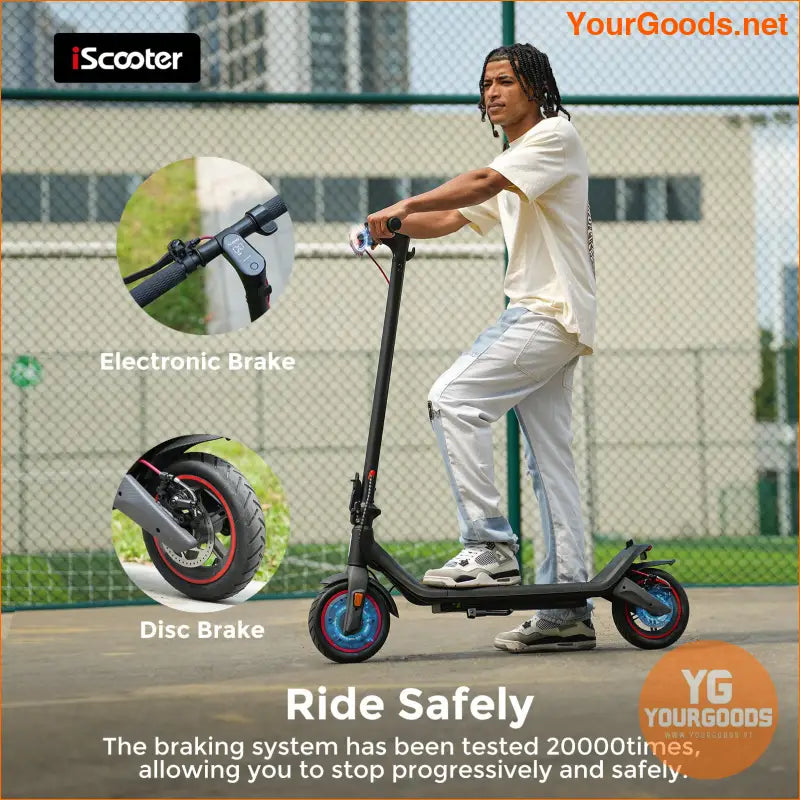 iScooter i8L 350W Foldable Electric Scooter 18 Miles - YourGoods Online Shop