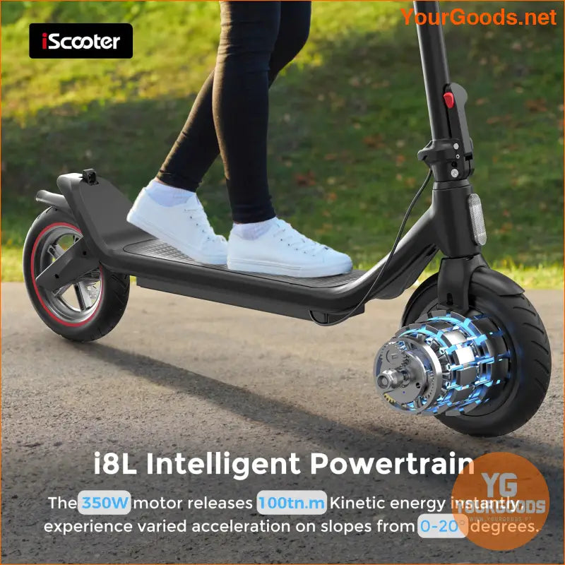 iScooter i8L 350W Foldable Electric Scooter 18 Miles - YourGoods Online Shop