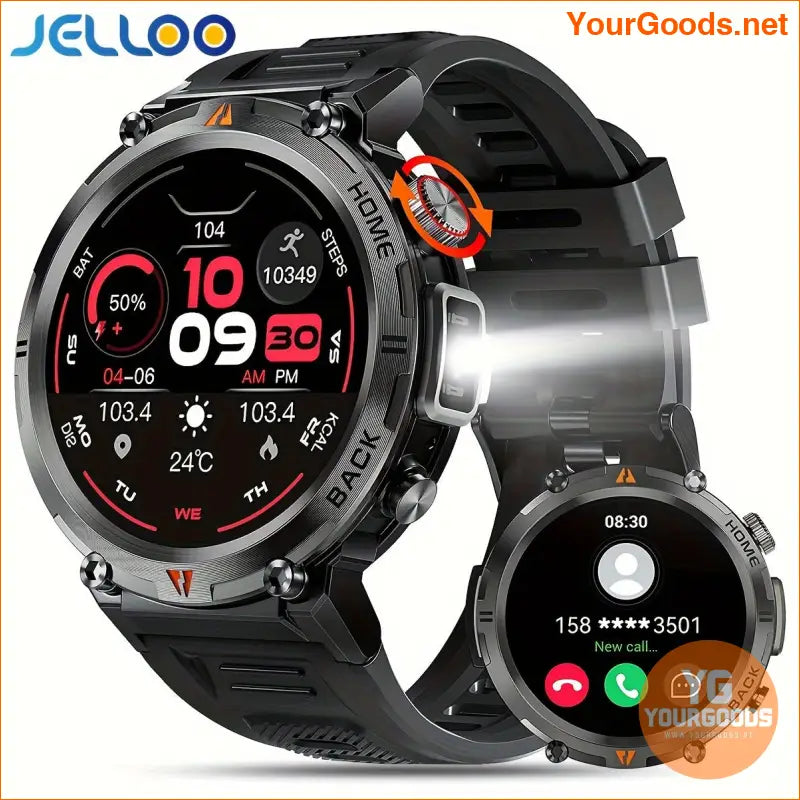 JELLOO Smart Watch HD Touchscreen Call Function Fitness Tracker - YourGoods Online Shop