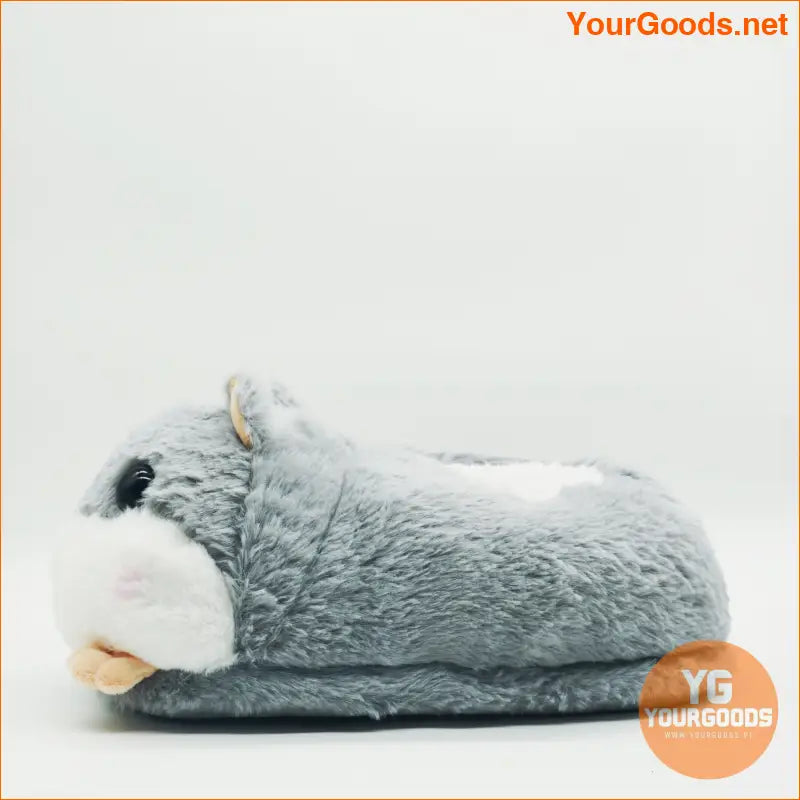 Kawaii Hamster Plush NonSlip Womens Indoor Slippers - YourGoods Online Shop