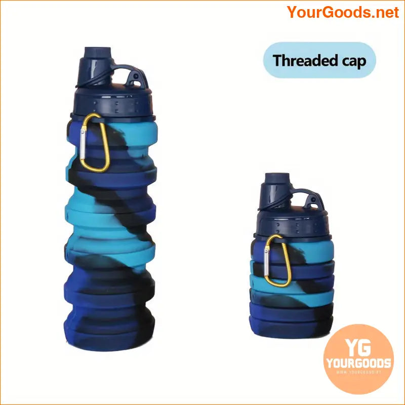 Large Capacity Foldable Silicone Water Bottle Portable Durable - YourGoods Online Shop