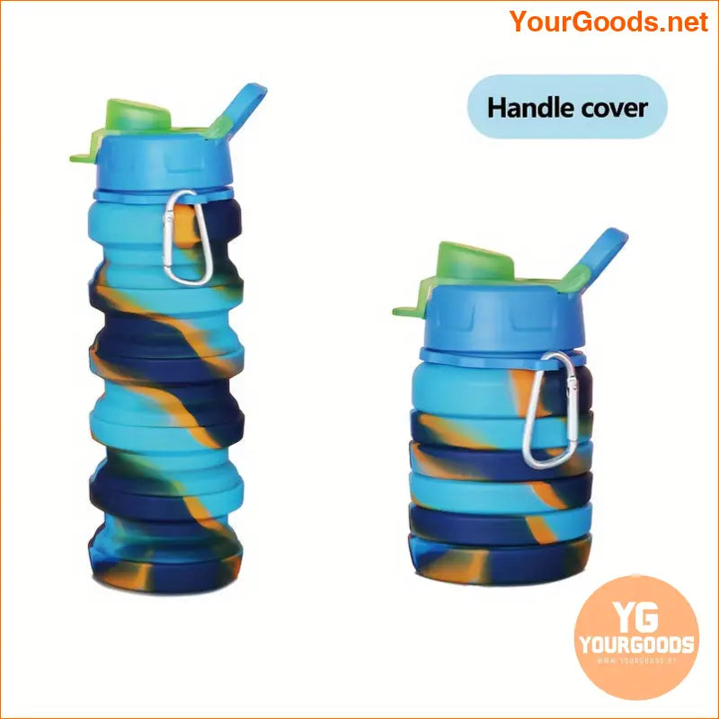 Large Capacity Foldable Silicone Water Bottle Portable Durable - YourGoods Online Shop