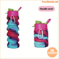 Large Capacity Foldable Silicone Water Bottle Portable Durable - YourGoods Online Shop