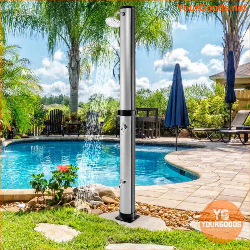 10 Gallon Solar Heated Outdoor Camping Shower System - YourGoods Online Shop