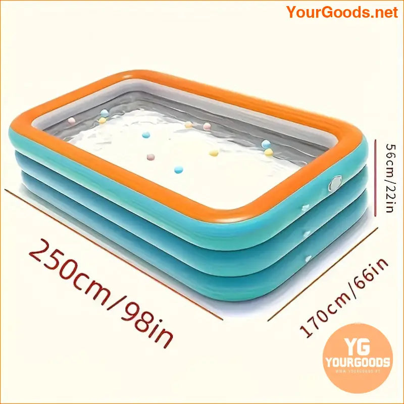 Large Durable Family Inflatable Pool for Summer Fun - YourGoods Online Shop