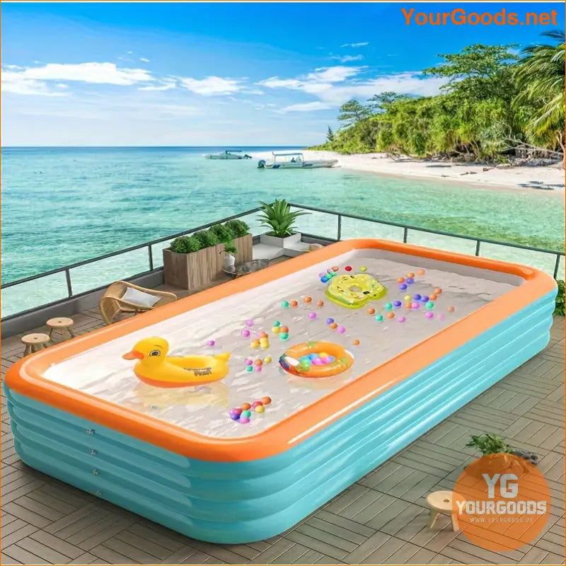 Large Durable Family Inflatable Pool for Summer Fun - YourGoods Online Shop