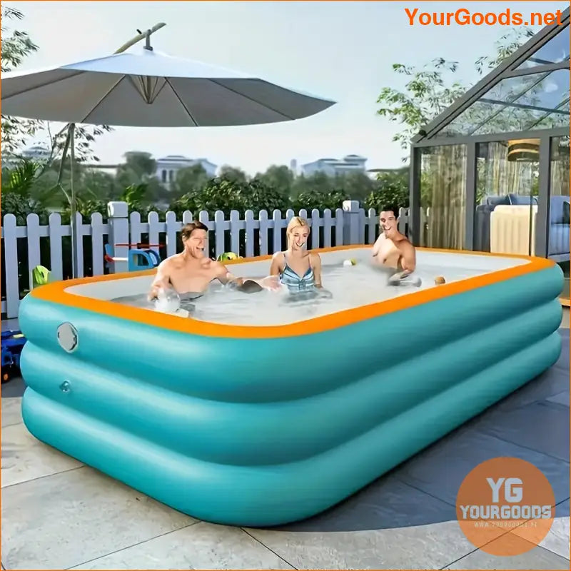 Large Durable Family Inflatable Pool for Summer Fun - YourGoods Online Shop