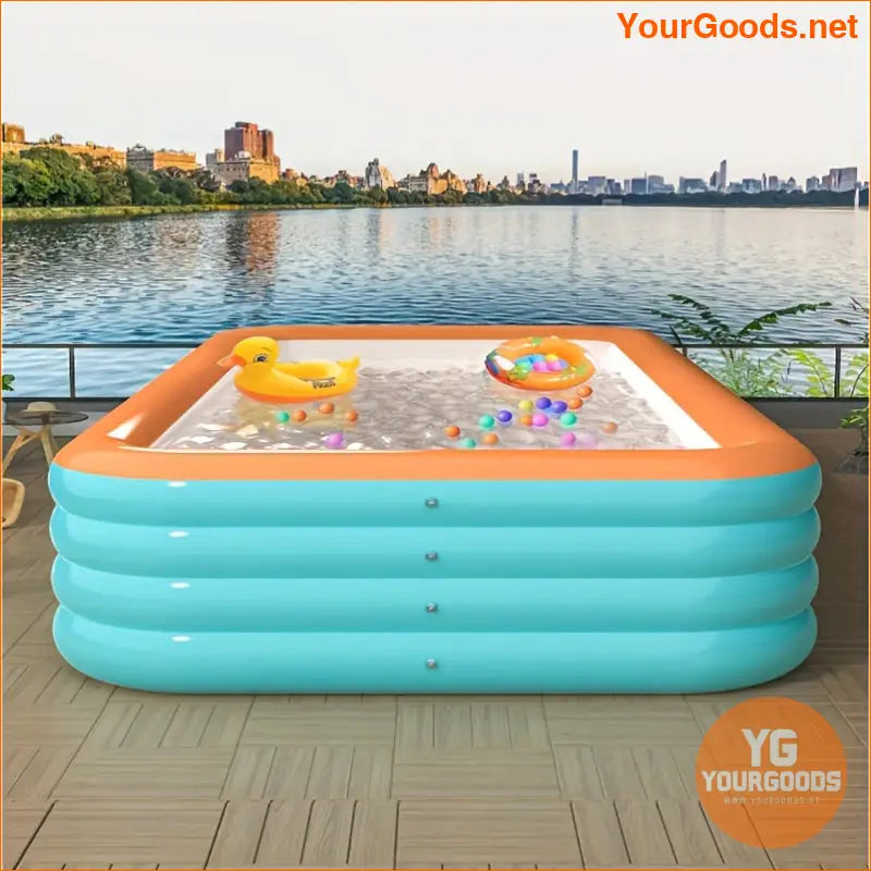 Large Durable Family Inflatable Pool for Summer Fun - YourGoods Online Shop