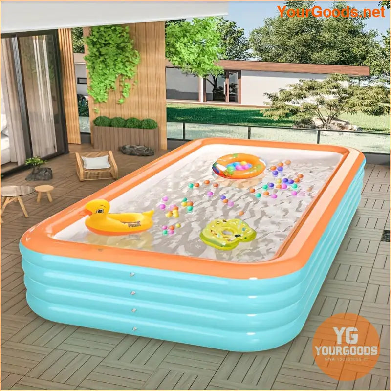 Large Durable Family Inflatable Pool for Summer Fun - YourGoods Online Shop