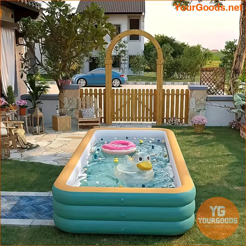 Large Durable Family Inflatable Pool for Summer Fun - YourGoods Online Shop