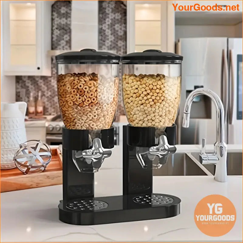 Large Oval Airtight Waterproof Flip Top Food Dispenser - YourGoods Online Shop