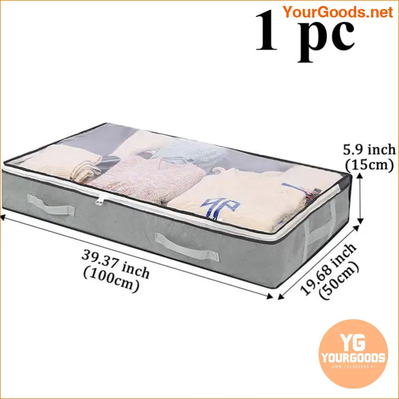 Large Waterproof Under Bed Storage Box with Handles - YourGoods Online Shop