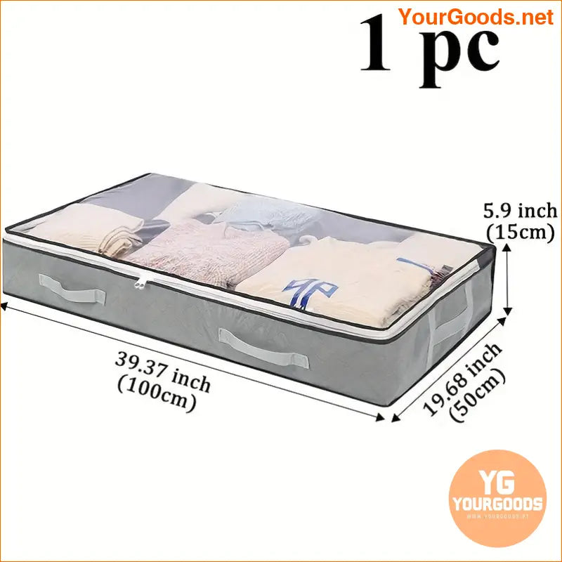 Large Waterproof Under Bed Storage Box with Handles - YourGoods Online Shop