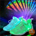 LED Fiber Optic Shoes Light Up Sneakers Flash Shoes -7 Color-changing, Suitable For Holiday Party Dancing, Halloween, Christmas, New Year, Women LED Shoes Fiber Optic Light Up Sneakers USB Charging Dancing Shoes - YourGoods Online Shop