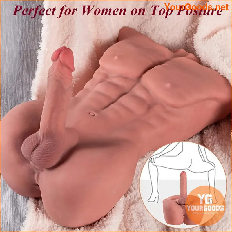 LifeSize Male Torso Sex Doll with Big Penis - YourGoods Online Shop