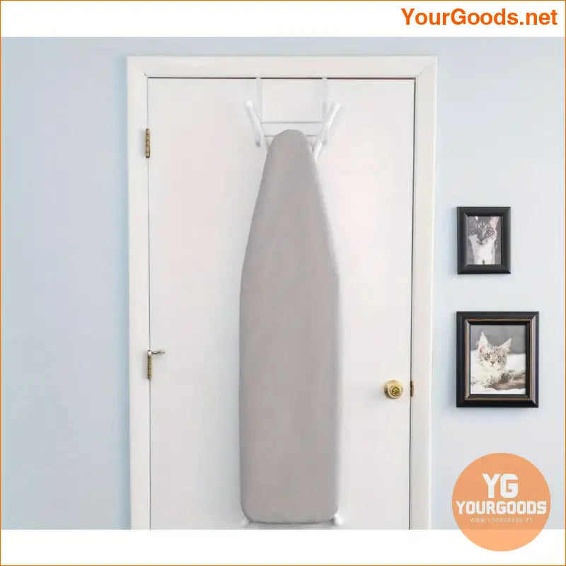 Light Grey Ironing Board with Cover and Pad 4 Steel Legs - YourGoods Online Shop