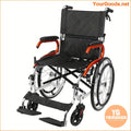 Lightweight Foldable Transport Wheelchair with 20 Wheels Ergonomic Design - YourGoods Online Shop