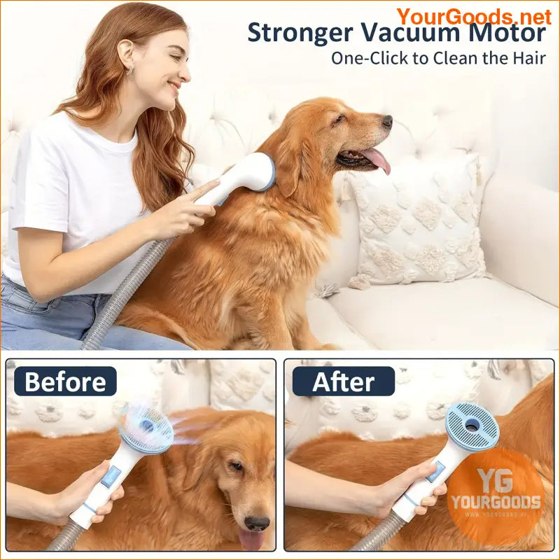 LowNoise 360 Pet Grooming Vacuum with 5 Tools - YourGoods Online Shop